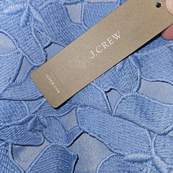 NWT Size 8 J. Crew Elegant Blue Lace Dress - Picture 3 of 9